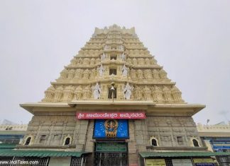 श्री चामुंडेश्वरी मंदिर – चामुंडी पहाड़ी मैसूर के निकट Chamundeshwari Temple Gopuram