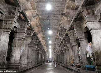 एकम्बरेश्वर मंदिर – कांचीपुरम का प्रसिद्ध शिव मंदिर १००० पाषाण स्तंभों युक्त भव्य गलियारे
