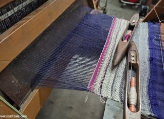 बंगलुरु से मैसूर तक – कर्नाटक का रेशम पथ हथकरघे पर रेशम की बुनाई