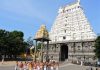 विष्णु कांची का वरदराज पेरूमल मंदिर – कांचीपुरम वरदराज पेरूमल मंदिर राज गोपुरम भीतर से