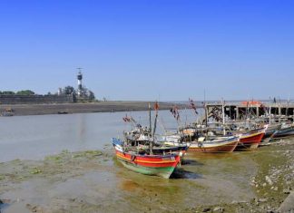 तटीय दमन और दीव में दमन के पर्यटक स्थल दमन गंगा