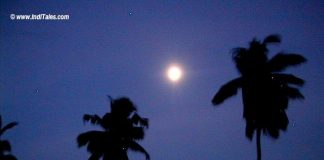 Full Moon at the beach, Kozhikode