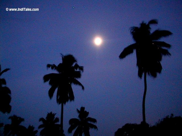 Full Moon at the beach, Kozhikode