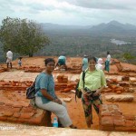 Climbing Sigiriya in Sri Lanka