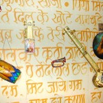 Bollywood Songs make a wall Mural at Kala Ghoda Festival, Mumbai 2006