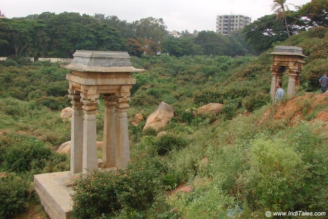 Kempegowda Tower at Kempumbudhi Lake the west one in Bengaluru