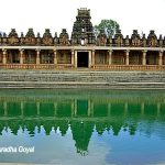 Tank at Bhoga Nandeeshwara temple, Nandi Hills