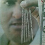 Linked chain with toothpicks at Kalavanchi