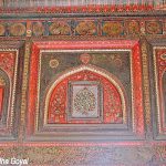 Painted walls of the palace of Jhansi Ki Rani