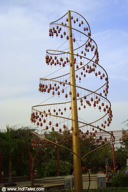 Wind Chimes at Garden of 5 Senses, Delhi