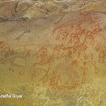 Prehistoric Rock Paintings at Bhimbetka caves
