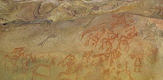 Prehistoric Rock Paintings at Bhimbetka caves