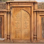 Carvings on tomb of Ghaziuddin Khan near Ajmeri Gate, Old Delhi