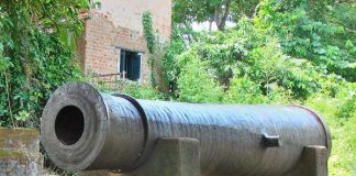 Dalmadal Canon at Bishnupur Town, Bengal