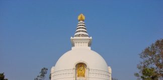 Vishwa Shanti Stupa at Rajgir