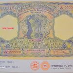 A 10,000 Rs note as Memento from RBI Museum, Mumbai
