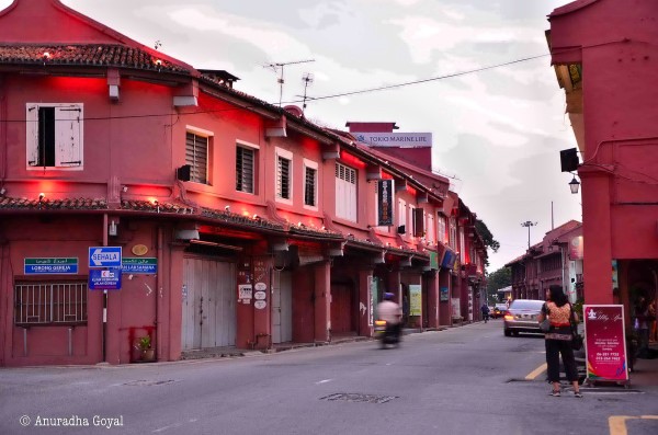 The Red town Melaka Malaysia