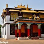 Landscape view of the Takpo Buddhist Monastery at Mainpat