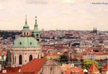 Prague Skyline from Prague Castle, Czech Republic