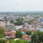 Medak cityscape view from Medak Fort