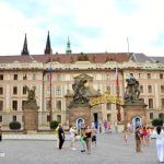 Landscape view of the historical Prague castle