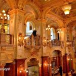 Ornate Interiors of New York Cafe, Budapest