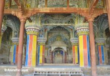 Colorful Durbar Hall at the palace