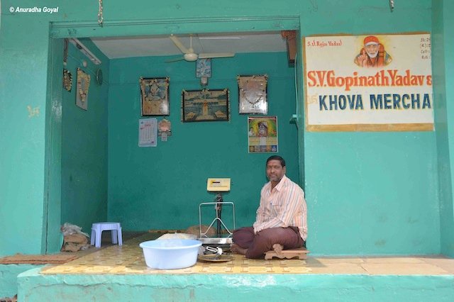 Khoya Shop in Khoya Galli in Shah Ali Banda