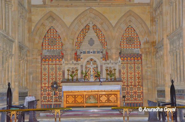 Altar of the heritage monument