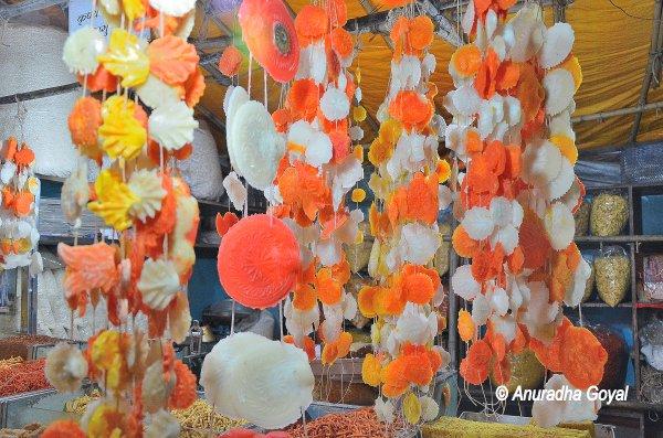 Garlands made of Sweets at Nasik Temples