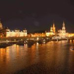 Dresden River Front at Night
