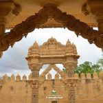 Finely carved Gates and Arches of Lodurva Jain Temple