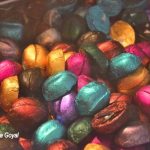 Variety of Coffee Chocolates in colorful wrappers