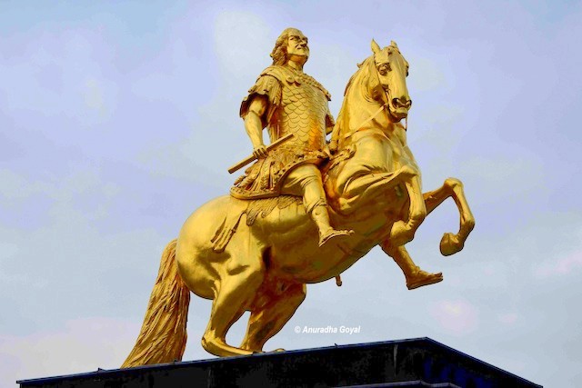 Statue of Augustus the Strong at Dresden