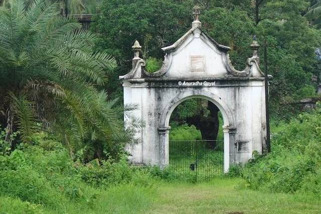 Heritage British cemetery entrance gate