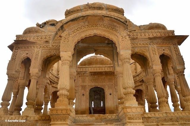 Open Pavilion with Pillars at Bada Bagh