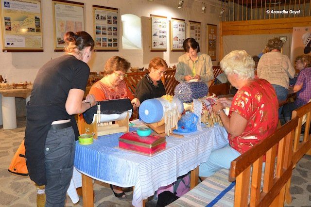 Craftsmen at the village museum 