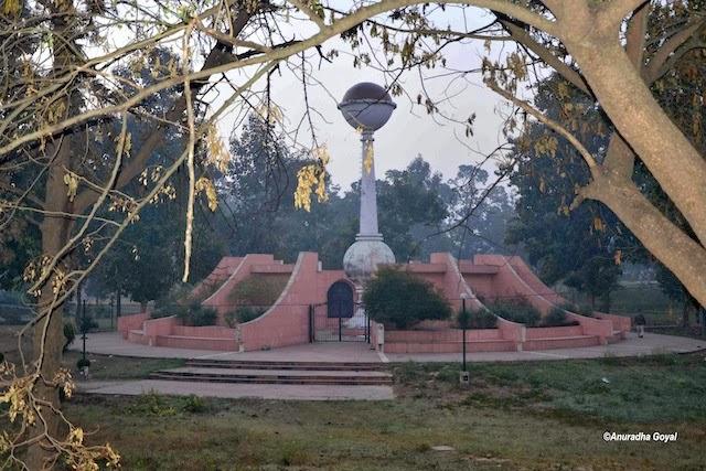 A monument in the park