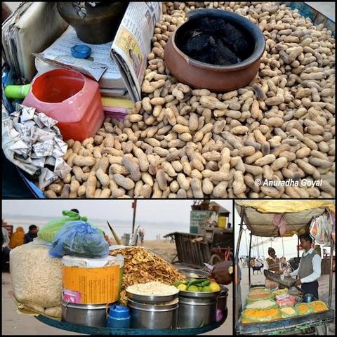 Roasted groundnuts and Daanaa chat