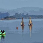 Boating in Sukhna Lake, Chandigarh