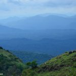Layers of mountains view from the Ponmudi Hill Station