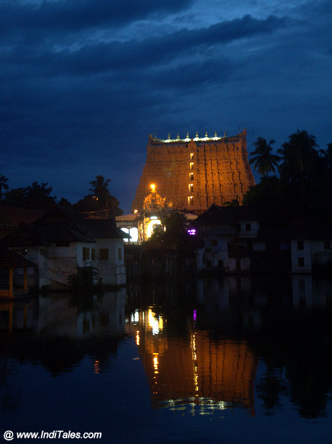 Dusk landscape view