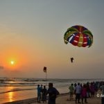 Evening at Colva beach, Goa
