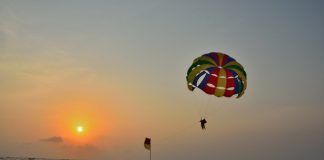 Evening at Colva beach, Goa