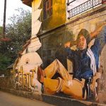 Bandra Street Art - Popular Amitabh Bachchan Deevar movie mural