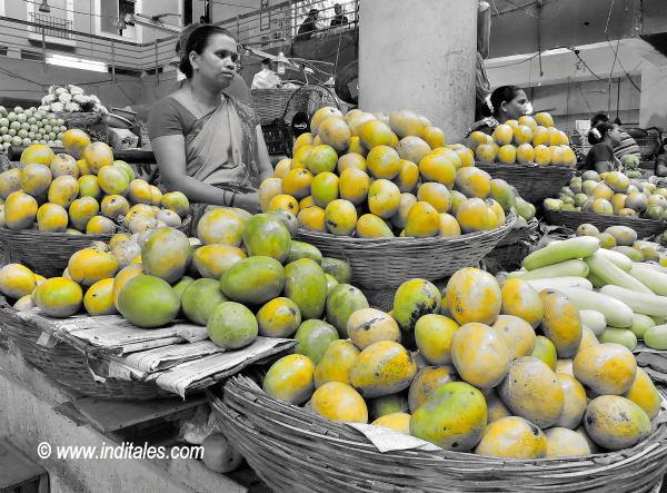 Mango Fruit stalls in Panaji Market