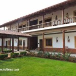 Traditional architecture at Balkatmane Heritage Resort