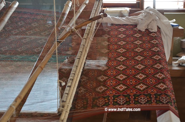 Patan Patola from Gujarat – many textiles like this can be seen at Calico