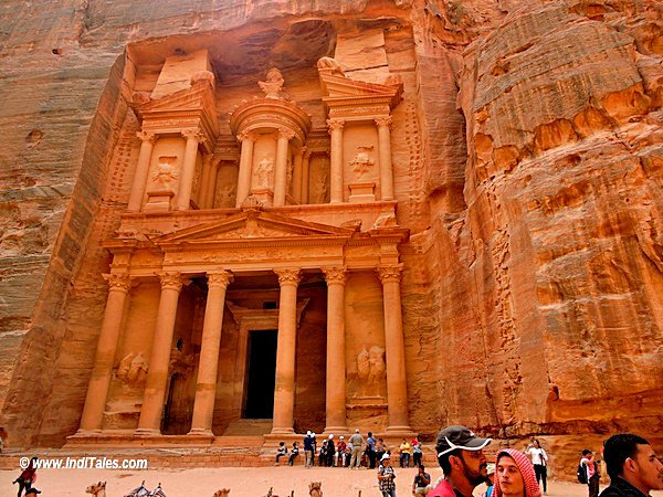 The face of Historical Jordan - Petra. Most visit Jordan for this heritage site