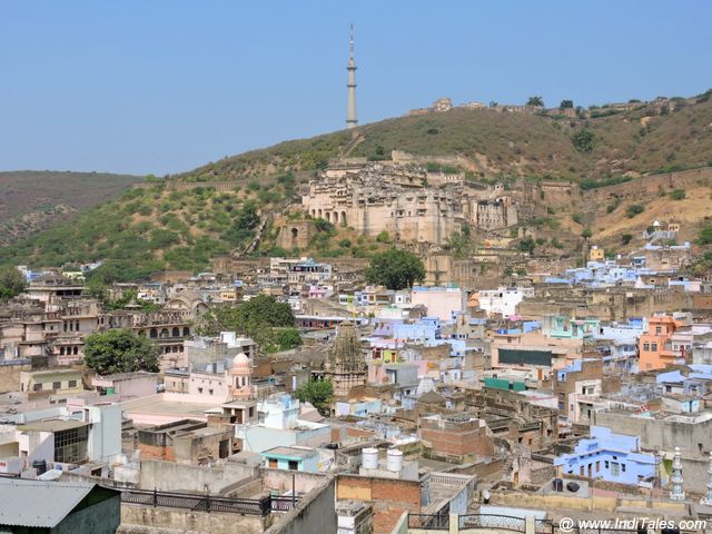 The first sight of Bundi Town